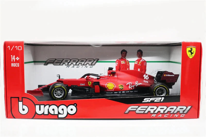 Ferrari SF21 C.Leclerc #16 Red Formula 1 Bburago