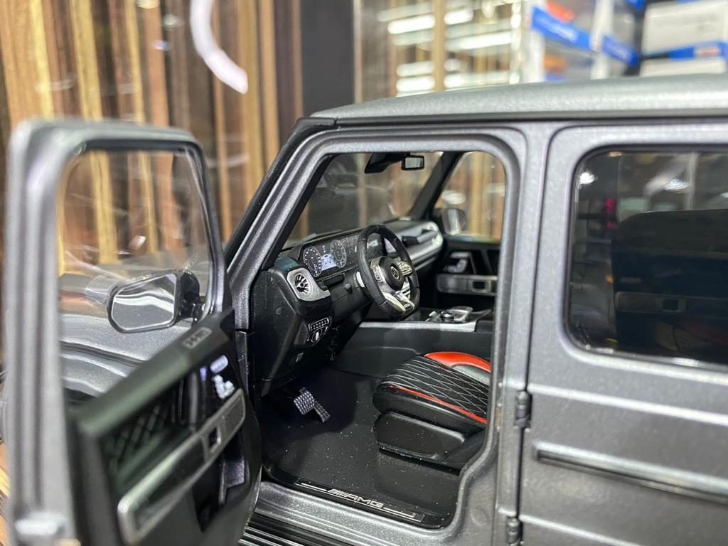 1/18 Diecast Mercedes-Benz AMG G-63 Grey Almost Real Scale Model Car