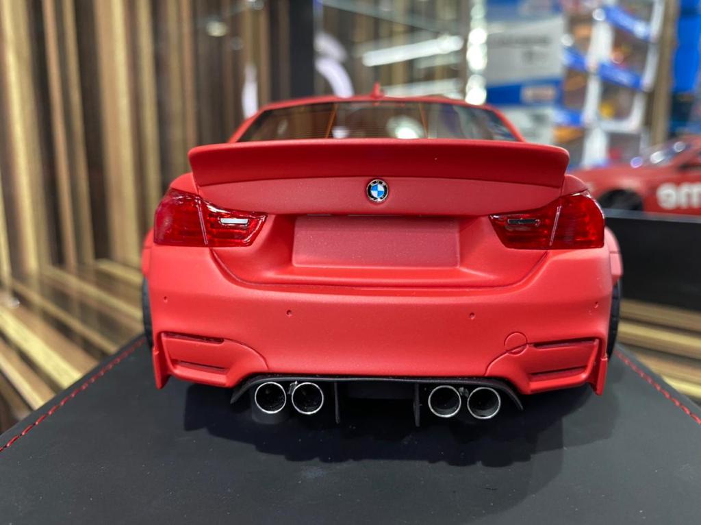 1/18 Diecast Miniature BMW M4 Supreme Red AutoBarn Model Car