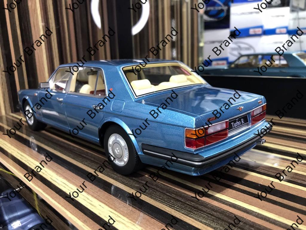 1/18 Diecast Bentley Turbo R Blue GT Spirit Scale Model Car