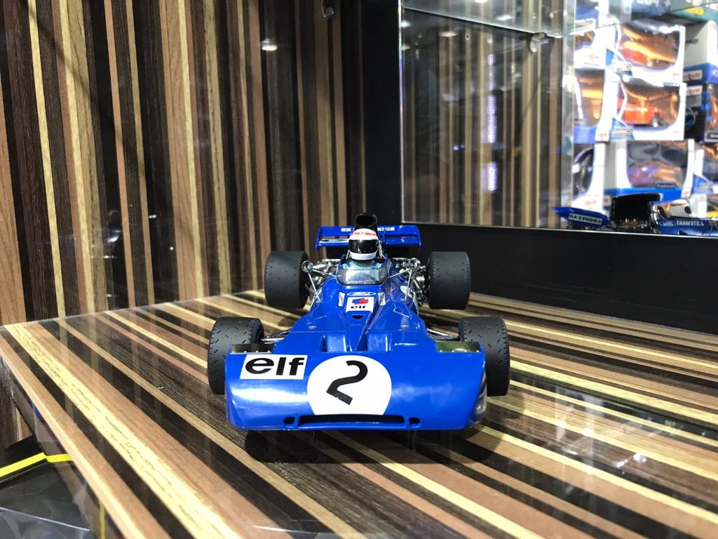 1/18 Diecast Miniature Ford F1 Elf2 Exoto Blue Model Car