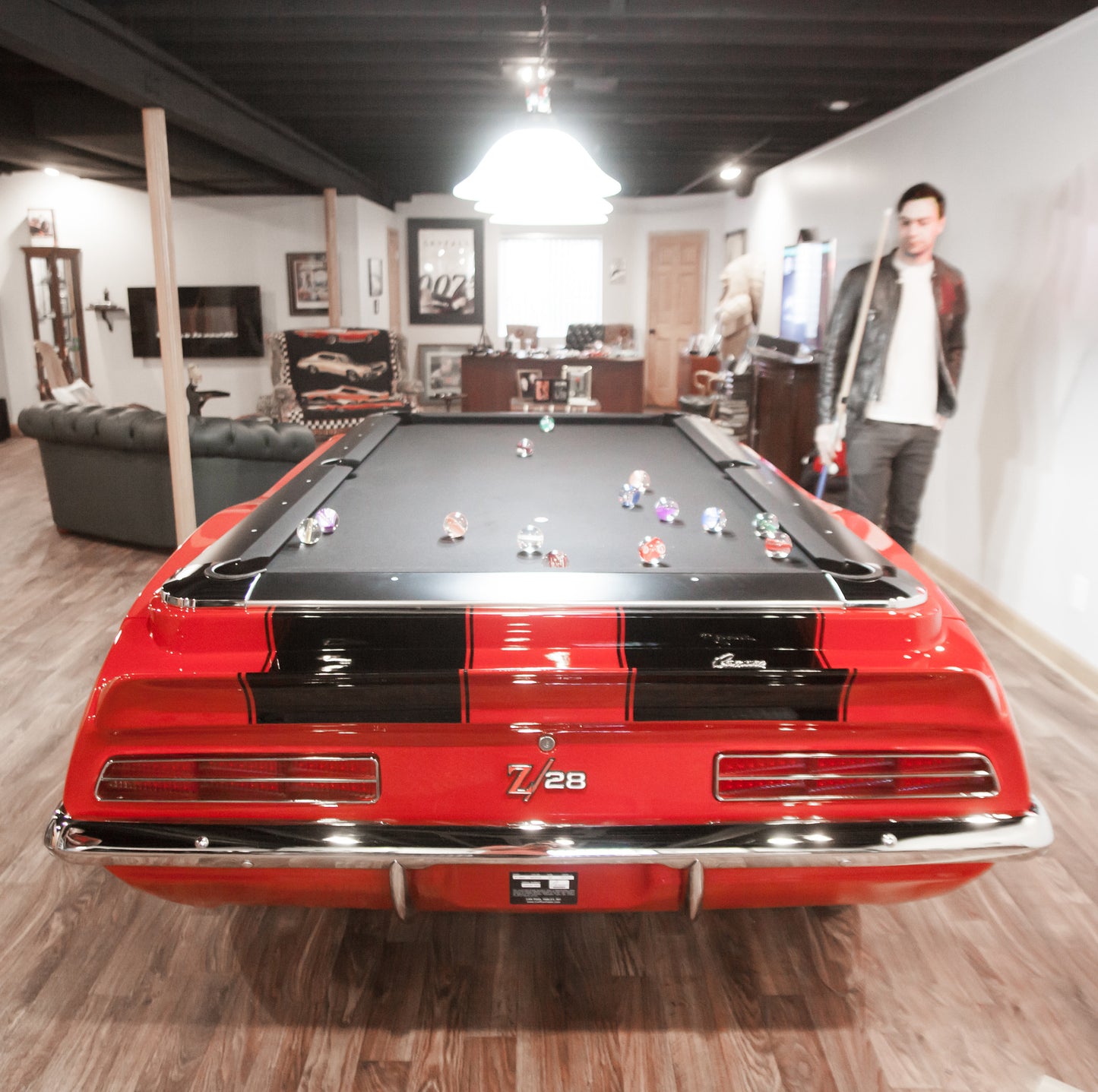 Camaro pool table