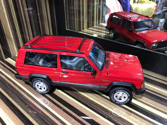 1/18 Resin Jeep Cherokee Red Model Car by Otto