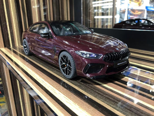 1/18 Diecast BMW M8 Grand Coupe Maroon GT Spirit Scale Model Car