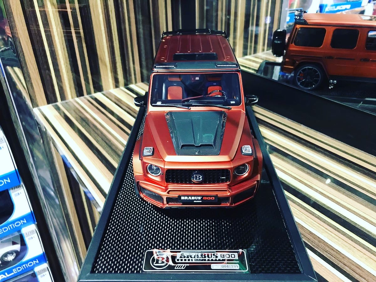 1/18 Resin Mercedes-Benz Brabus G800 G-Class W463 2019 Bronze Model Car by MotorHelix