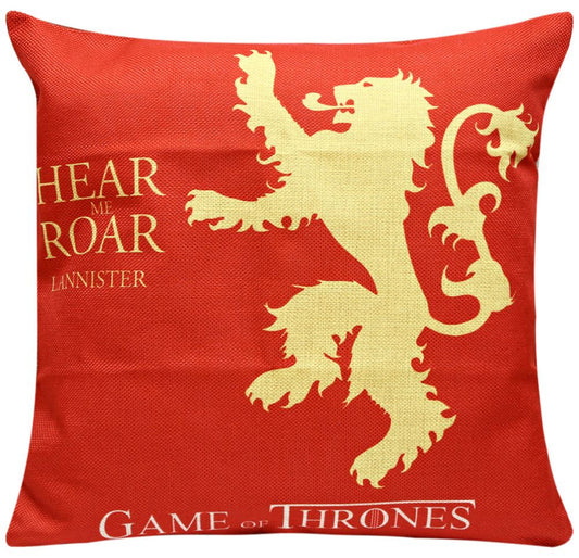 Game Of Thrones Lanister Print Cushion Cover
