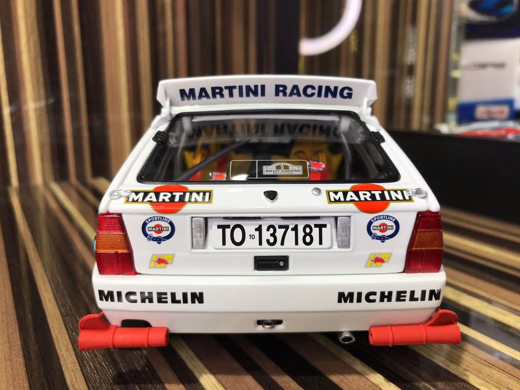 1/18 Diecast Lancia Delta Martini Racing Kyosho Scale Model Car