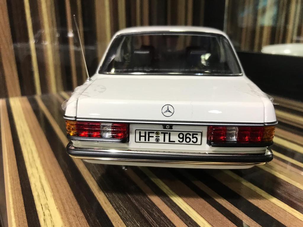 1/18 Diecast Mercedes-Benz 200 1982 White Norev Scale Model Car