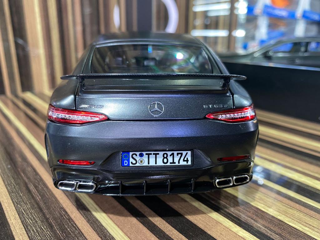 1/18 Diecast Mercedes-Benz GT 63S 4Matic Dark Grey Norev Scale Model Car