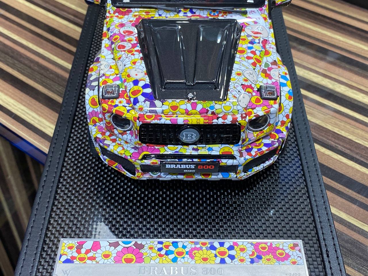 1/18 Resin Mercedes-Benz Brabus 800 Flowers Model Car by Motorhelix