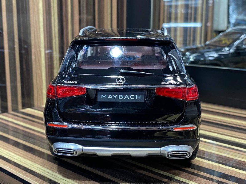 1/18 Diecast Mercedes-Maybach GLS 600 4MATIC Black Norev Scale Model Car