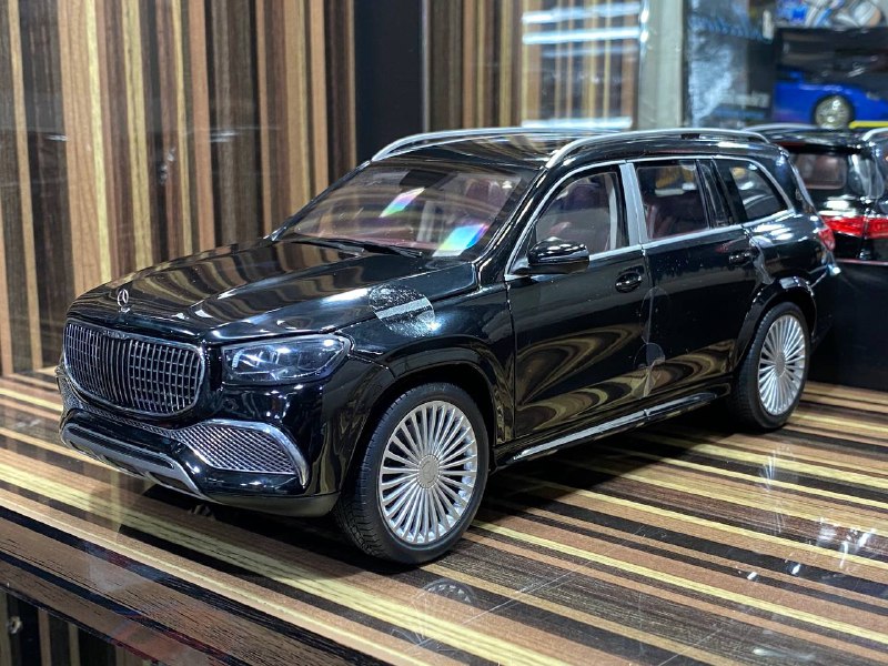 1/18 Diecast Mercedes-Maybach GLS 600 4MATIC Black Norev Scale Model Car