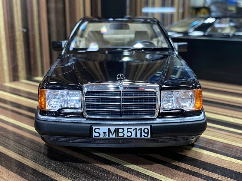 1/18 Diecast Mercedes-Benz CE-24 Coupe 1990 Black Norev Scale Model Car