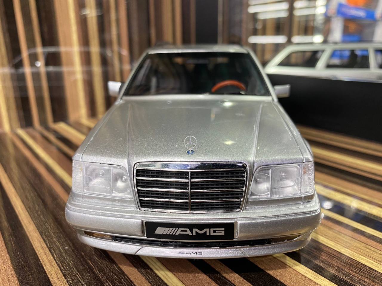 1/18 Resin Mercedes-Benz E36 AMG Silver Model Car by Otto