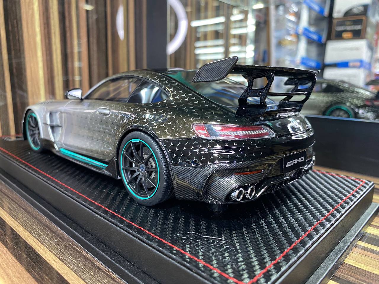 1/18 Resin Mercedes-Benz AMG GT Black Series Silver by VIP Models