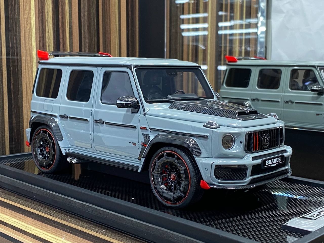 1/18 Resin Mercedes-Benz Brabus 900 Grey Model Car by MotorHelix