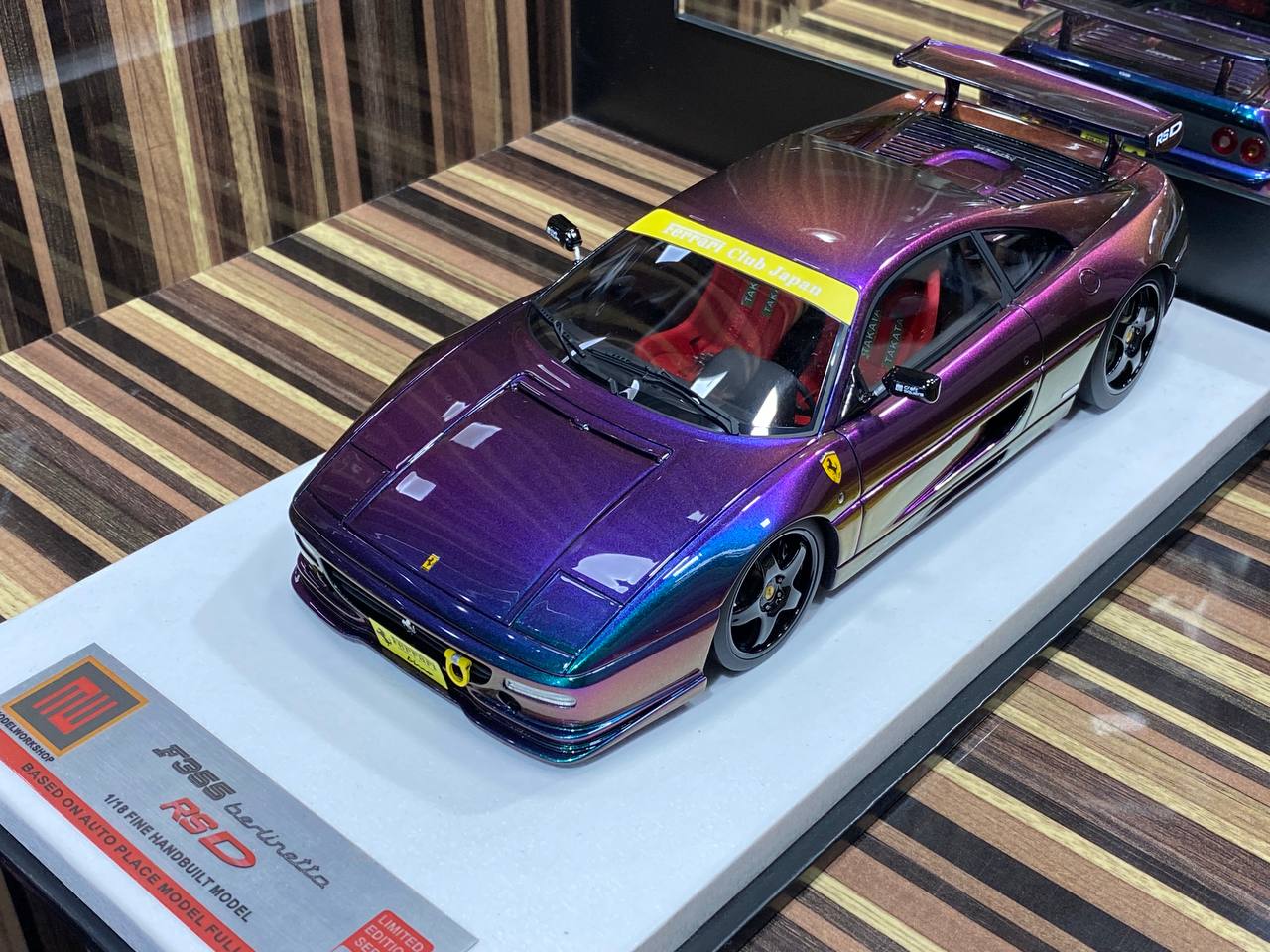 Ferrari F355 Berlinetta RS Purple Model Work Shop by Dino