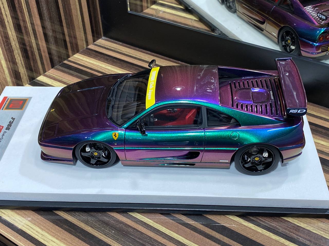 Ferrari F355 Berlinetta RS Purple Model Work Shop by Dino