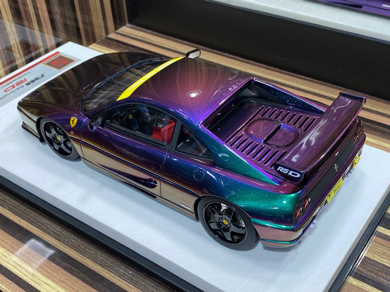 Ferrari F355 Berlinetta RS Purple Model Work Shop by Dino
