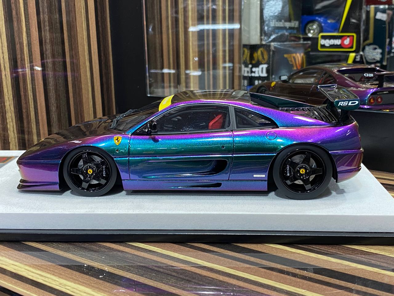 Ferrari F355 Berlinetta RS Purple Model Work Shop by Dino