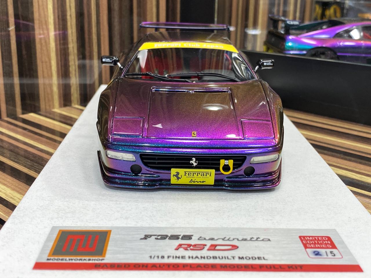 Ferrari F355 Berlinetta RS Purple Model Work Shop by Dino