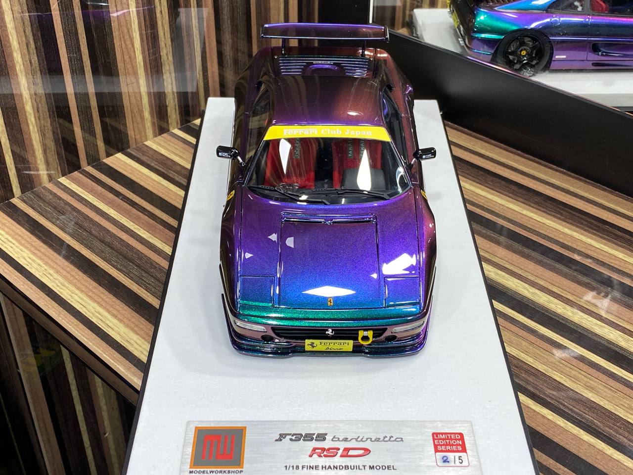 Ferrari F355 Berlinetta RS Purple Model Work Shop by Dino