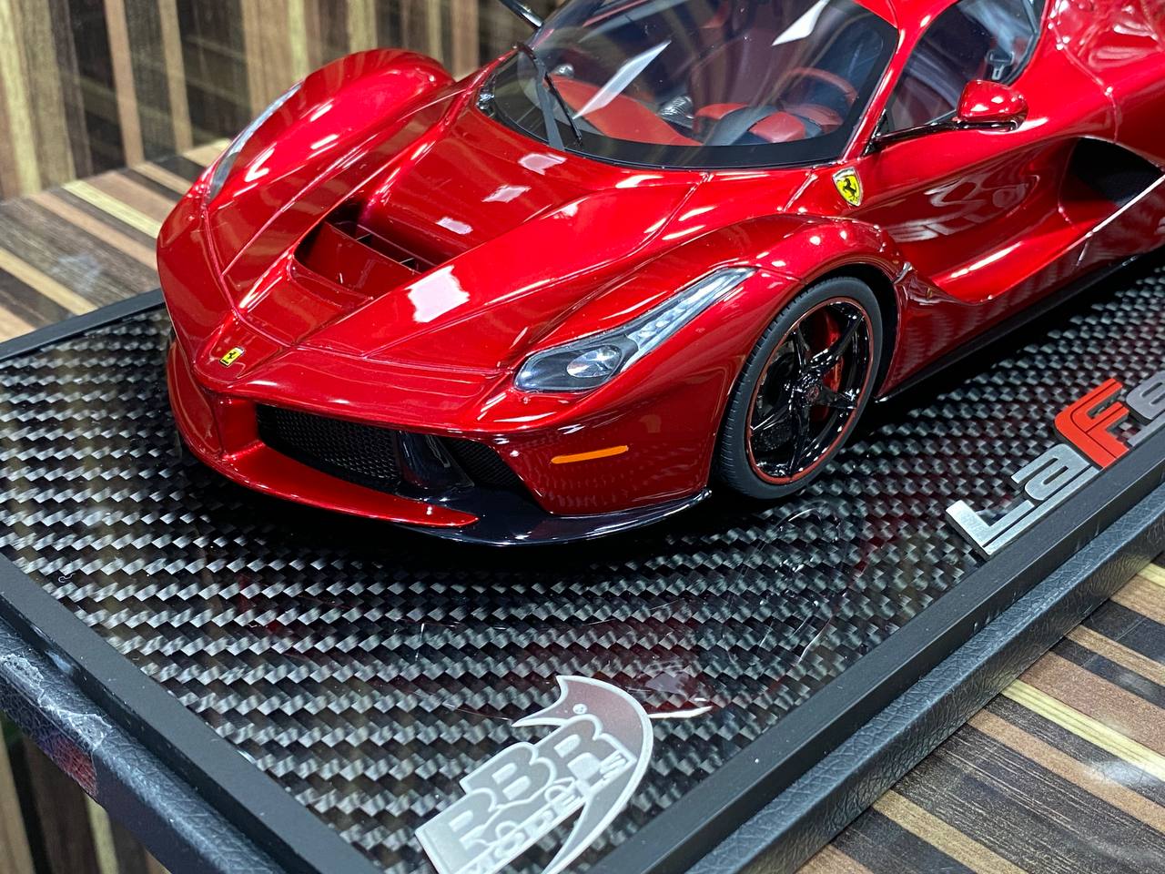 1/18 Diecast Ferrari LaFerrari Rosso Corsa BBR Scale Model Car