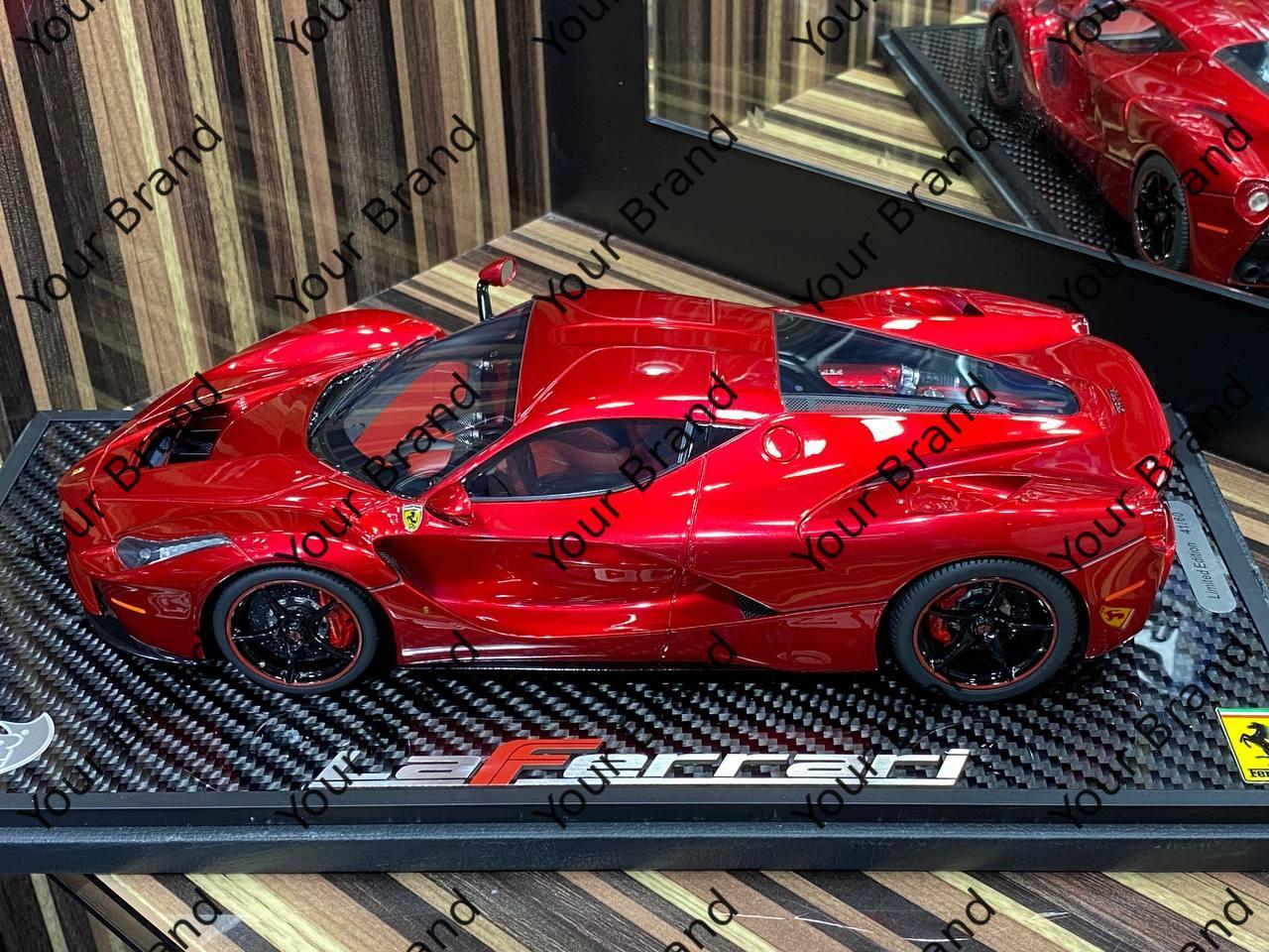 1/18 Diecast Ferrari LaFerrari Rosso Corsa BBR Scale Model Car