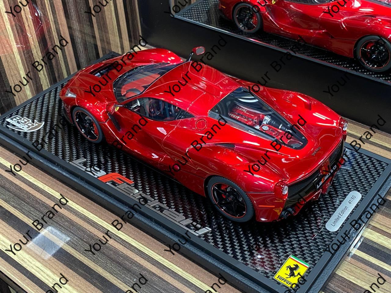 1/18 Diecast Ferrari LaFerrari Rosso Corsa BBR Scale Model Car