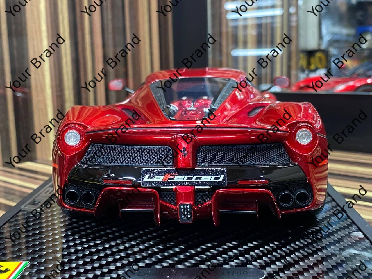 1/18 Diecast Ferrari LaFerrari Rosso Corsa BBR Scale Model Car