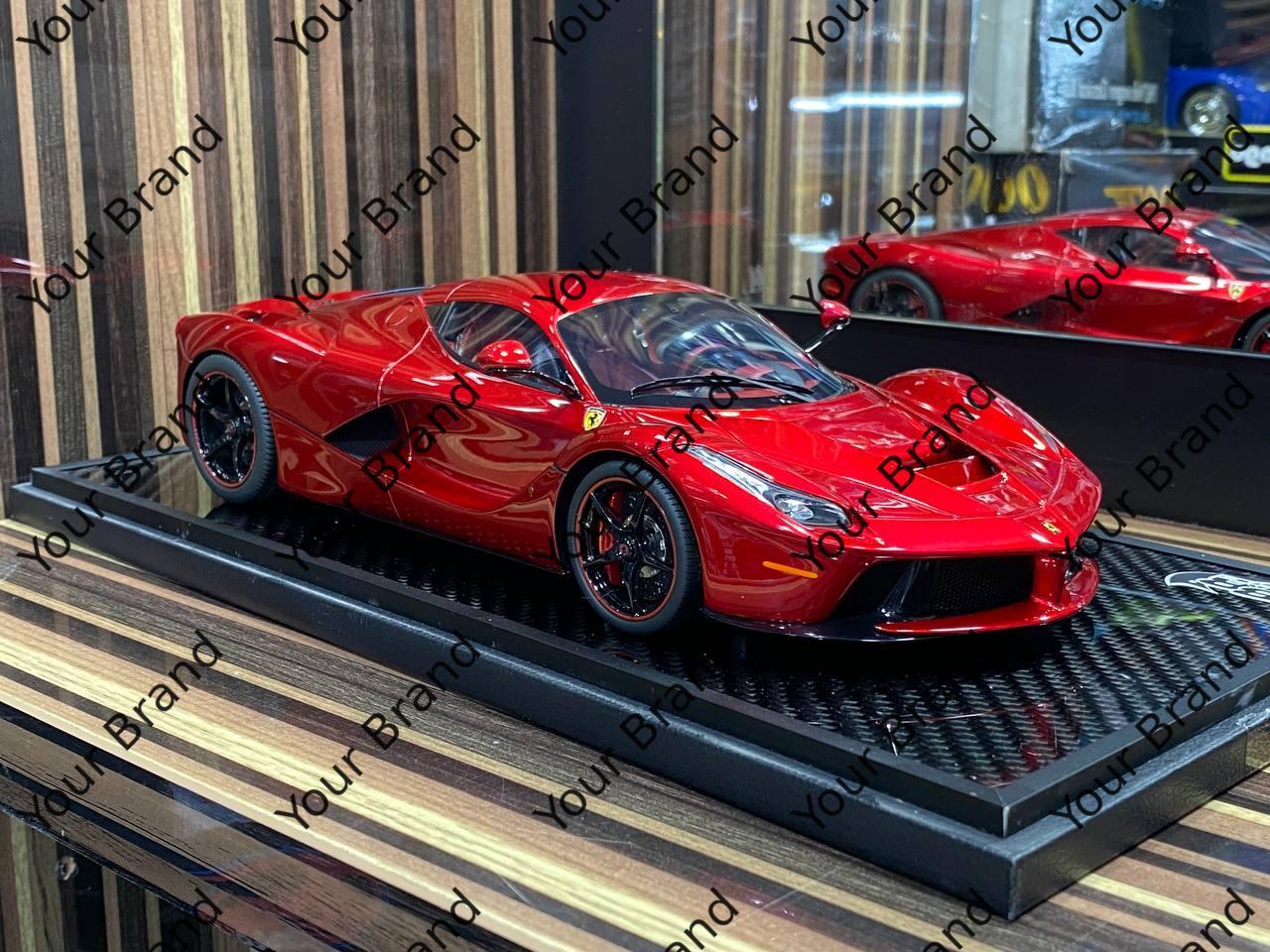 1/18 Diecast Ferrari LaFerrari Rosso Corsa BBR Scale Model Car - Diecast model car by dturman.com - BBR