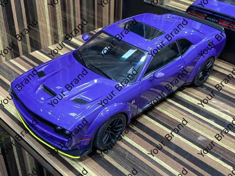 1/18 Diecast Dodge Challenger R/T SCAT PACK Widebody Solido Model Car - Diecast model car by dturman.com - Solido