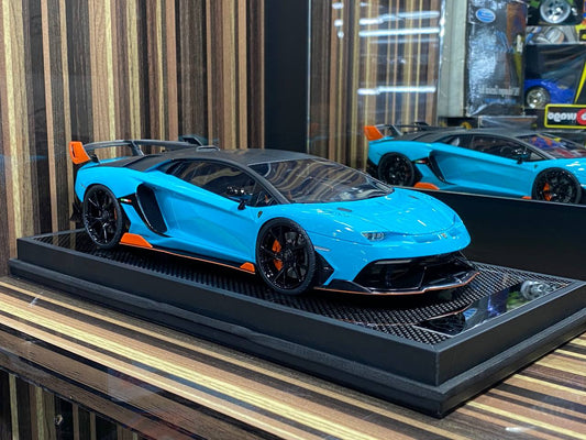 1/18 Resin Lamborghini Cabrera MANSORY Blue by Timothy & Pierre
