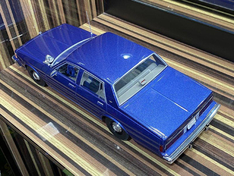 1/18 Resin Chevrolet Caprice Blue Model Car by MCG