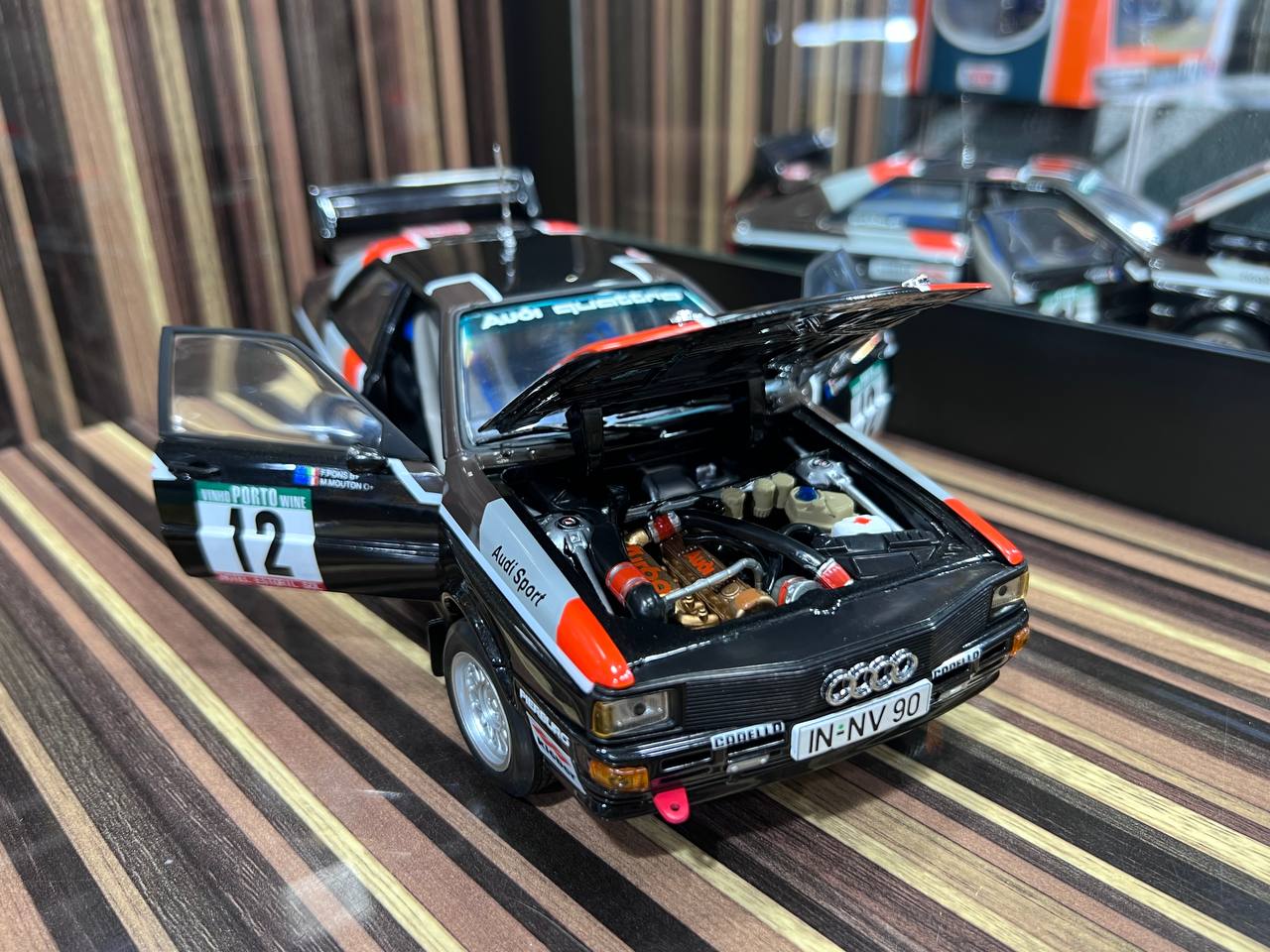 1/18 Audi Quattro Coupe 1981 Rally de Portugal Sun Star Black