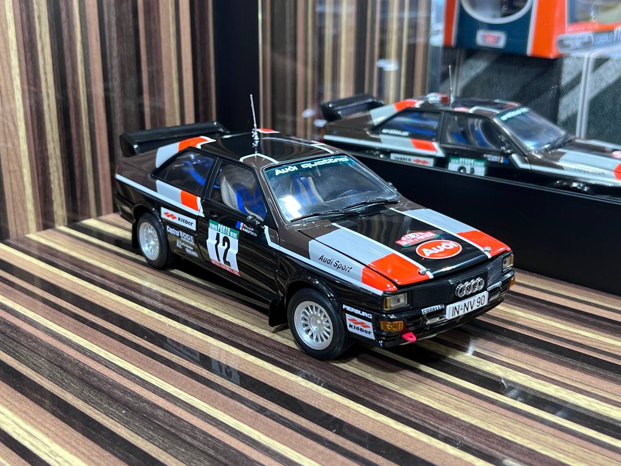 1/18 Audi Quattro Coupe 1981 Rally de Portugal Sun Star Black