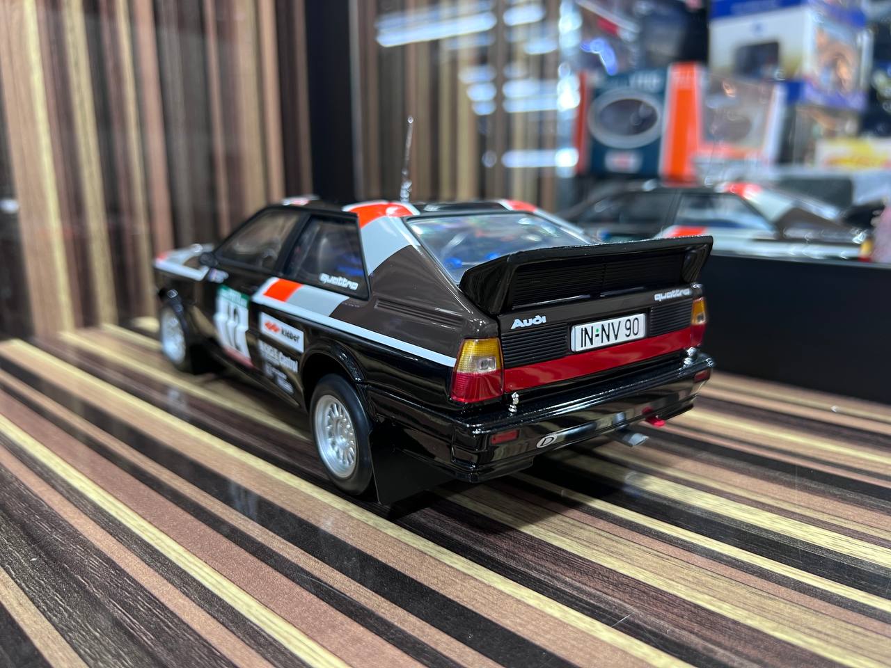 1/18 Audi Quattro Coupe 1981 Rally de Portugal Sun Star Black
