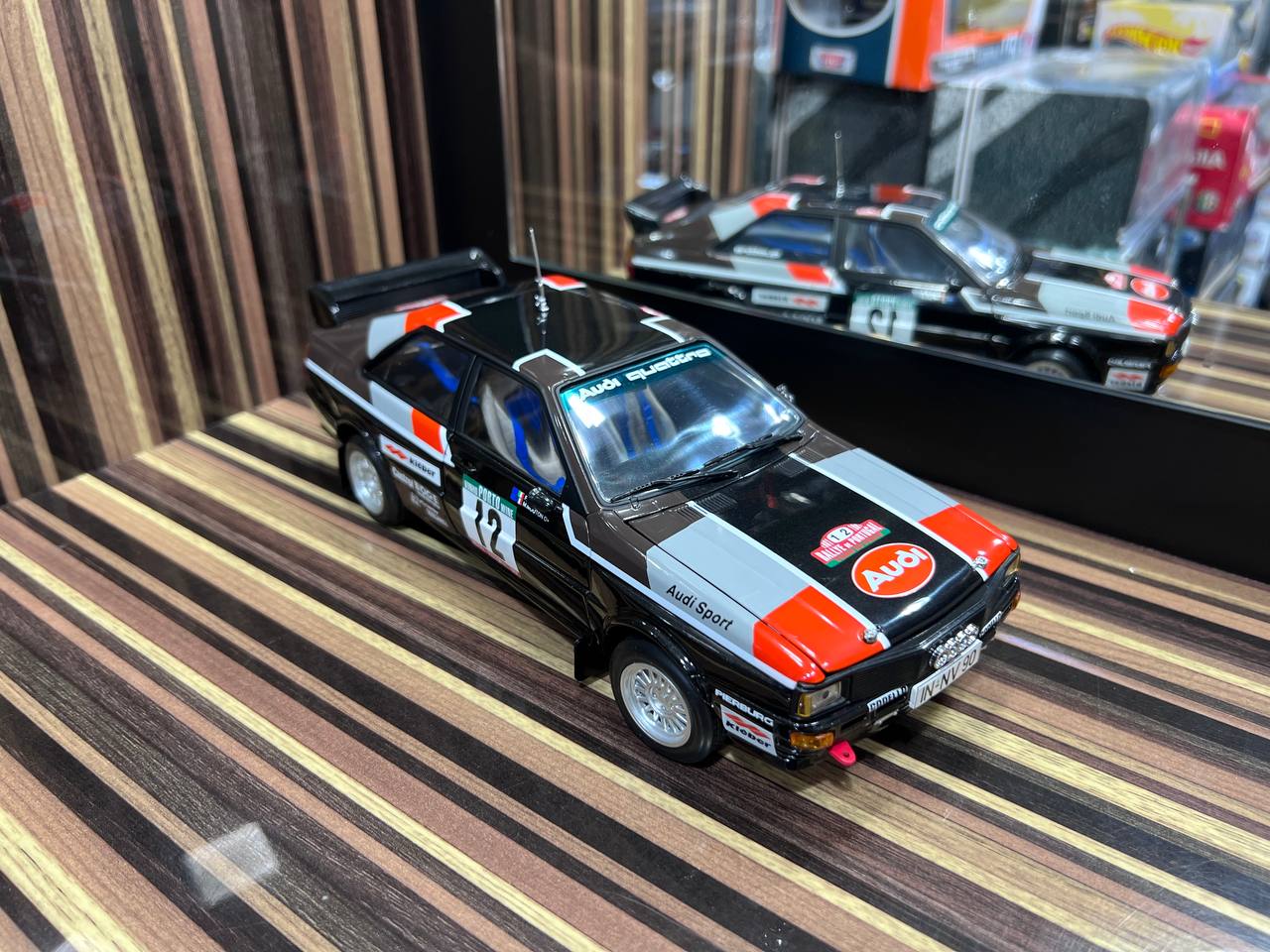 1/18 Audi Quattro Coupe 1981 Rally de Portugal Sun Star Black