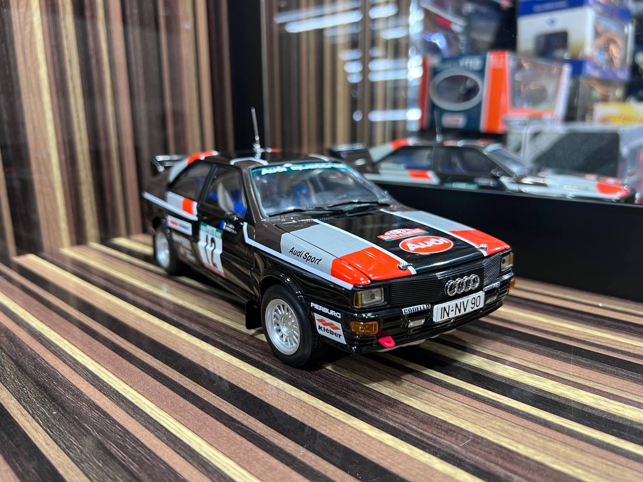 1/18 Audi Quattro Coupe 1981 Rally de Portugal Sun Star Black