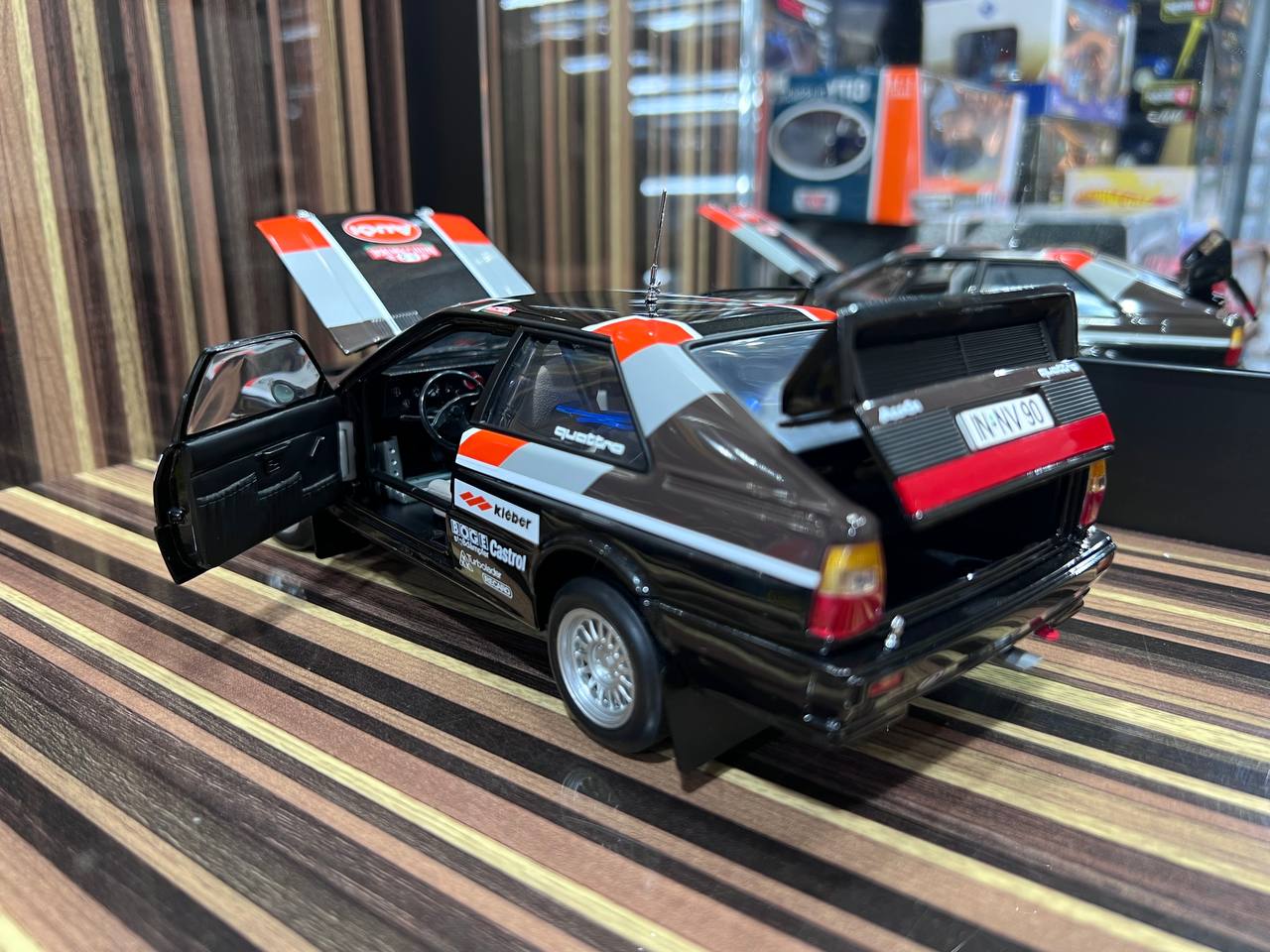 1/18 Audi Quattro Coupe 1981 Rally de Portugal Sun Star Black