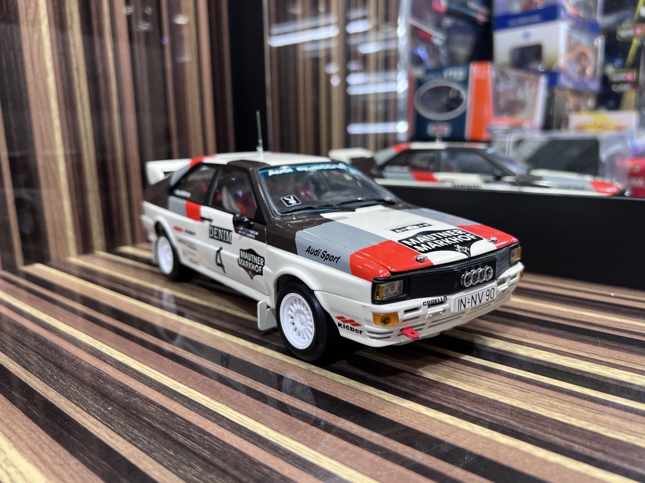 Sun Star 1/18 Audi quattro A2, Circuit des Ardennes, No.5, J.Bosch/S.Bond Sun Star 1/18 Audi quattro A2, Circuit des Ardennes, No.5, J.Bosch/S.Bond