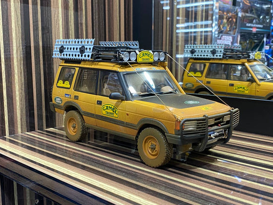 1/18 Diecast Land Rover Discovery Series 1 "Camel Trophy Kalimantan 1996" Dirt Version Almost Real Scale Model Car