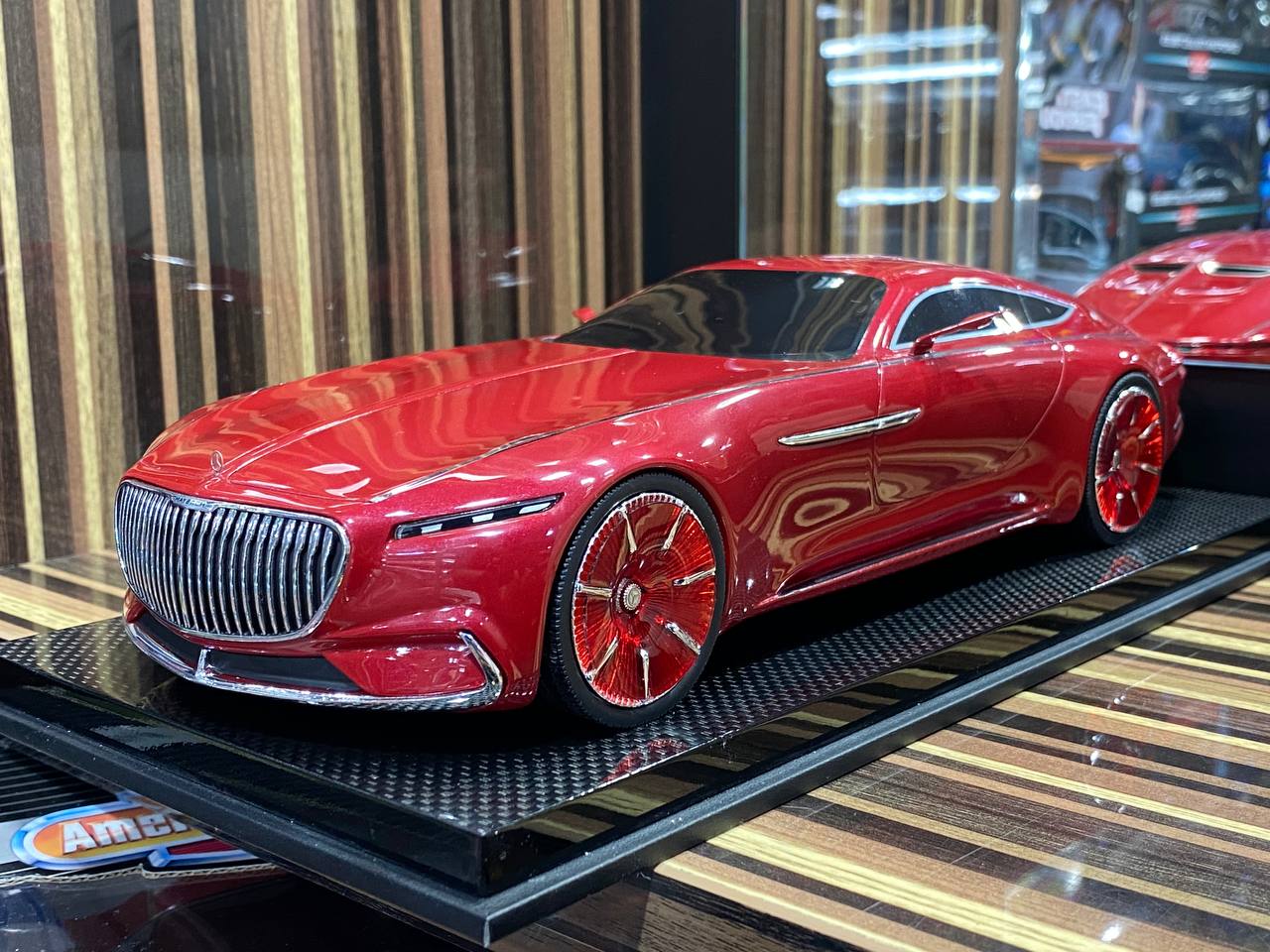 1/18 Mercedes-Maybach Vision 6 Red Model Car by Schuco
