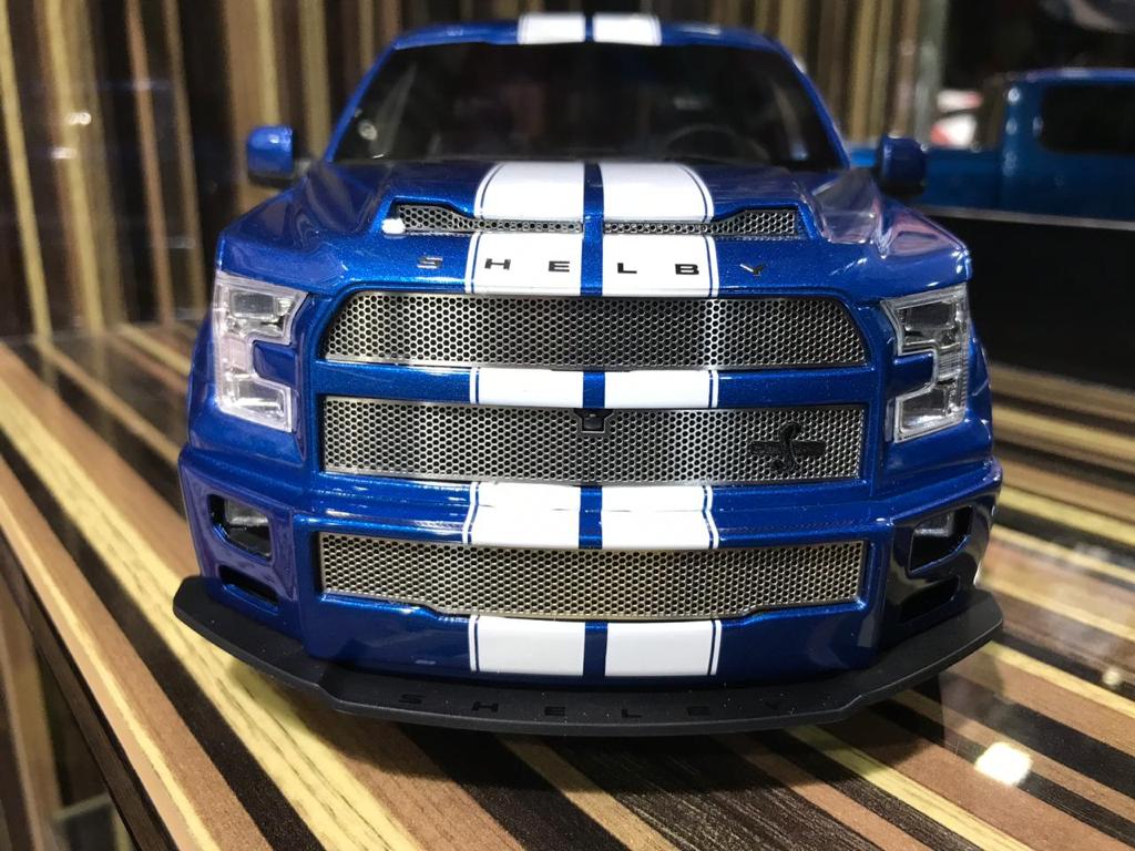 1/18 Diecast Ford F-150 Shelby Blue GT Spirit Scale Model Car