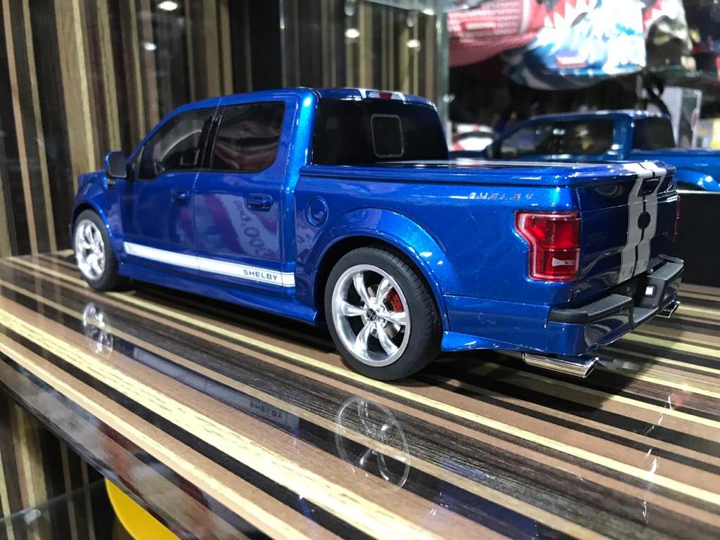 1/18 Diecast Ford F-150 Shelby Blue GT Spirit Scale Model Car
