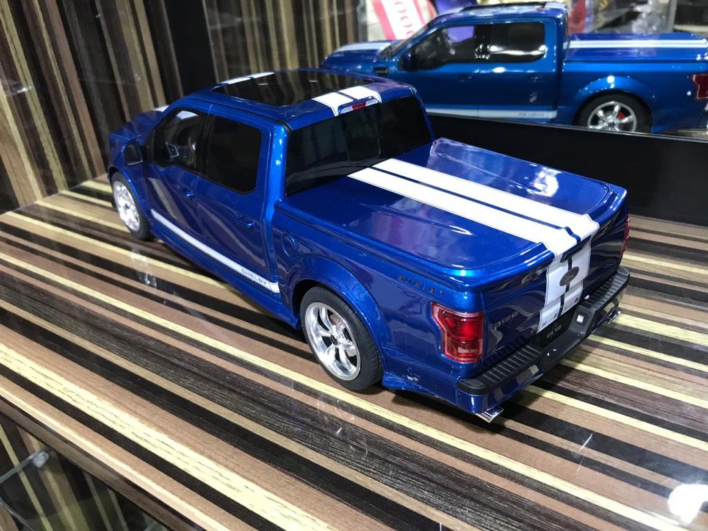 1/18 Diecast Ford F-150 Shelby Blue GT Spirit Scale Model Car