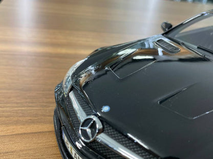 1/18 metal diecast Norev Dealer Edition  Mercedes-Benz SL 65 AMG Black Series in Obsidian Black Metallic