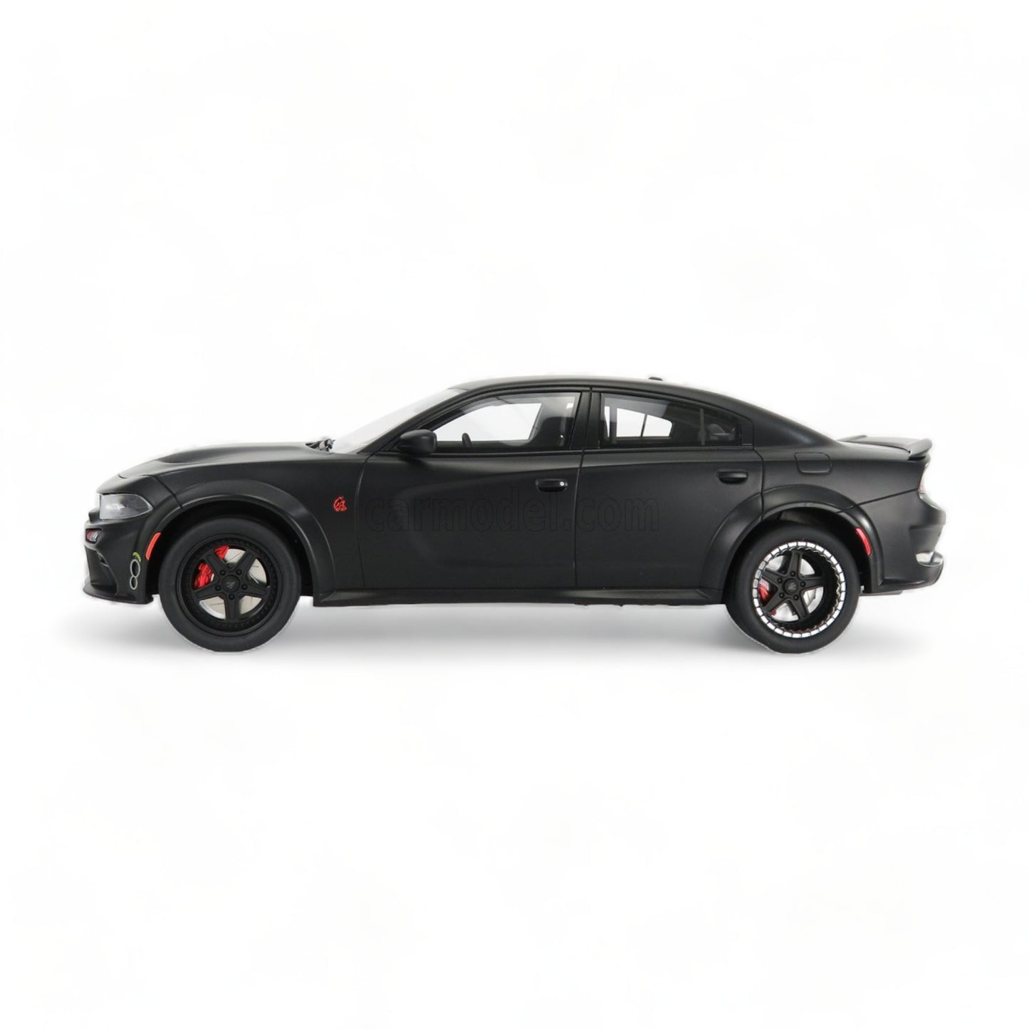 1/18 Diecast Dodge Charger SRT Hellcat Wide Body Black GT Spirit Model Car