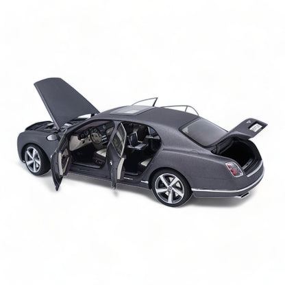 1/18 Diecast Bentley Mulsanne Speed Grey Kyosho Scale Model Car