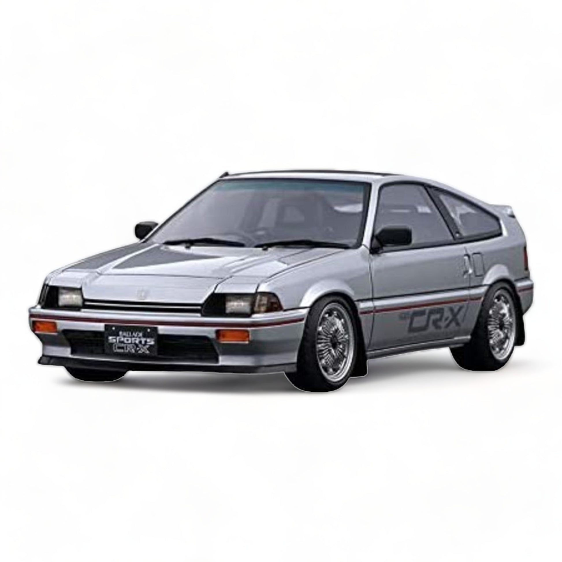 1/18 Diecast Honda CRX Silver Ignition model Miniature Car